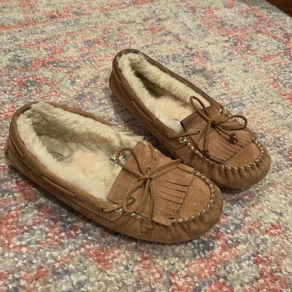 ugg fringe moccasins